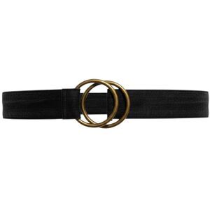 Casual Western Blue Denmin Belt with Gold Buckle Waist 38"-40"